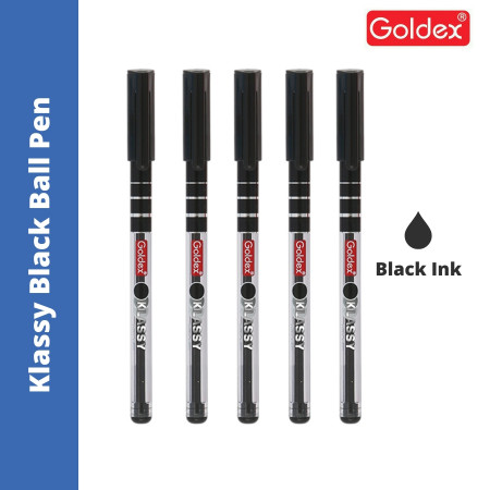 Goldex Klassy Ball Pen - Black