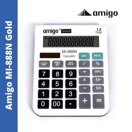 Amigo MI-888N Gold Check & Correct Calculator