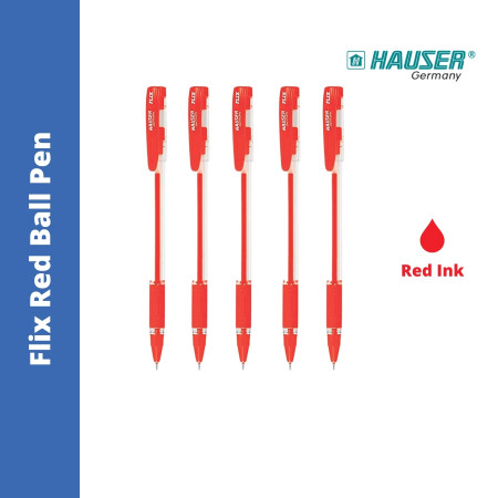 Hauser Flix Ball Pen - Red