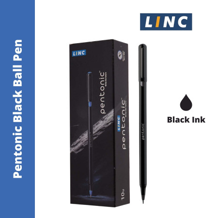 Linc Pentonic Ball Pen - Black