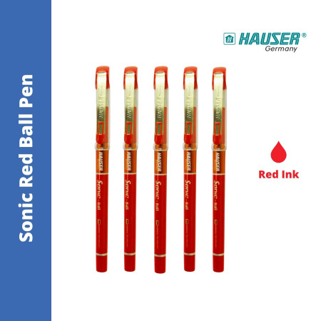 Hauser Sonic Ball Pen - Red