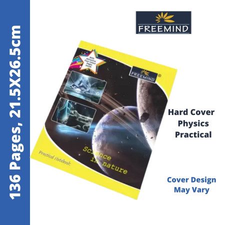 Freemind Practical Notebook - Physics, 136 Pages, 21.5x26.5cm (703201)