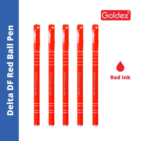 Goldex Delta DF Ball Pen - Red