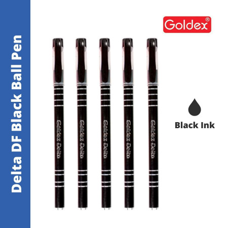 Goldex Delta DF Ball Pen - Black
