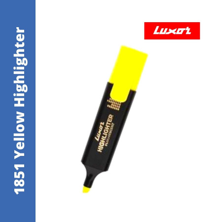 Luxor 1851 Highlighter - Yellow