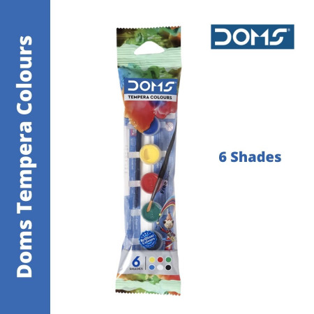 Doms Tempera Colours - 6 Shades