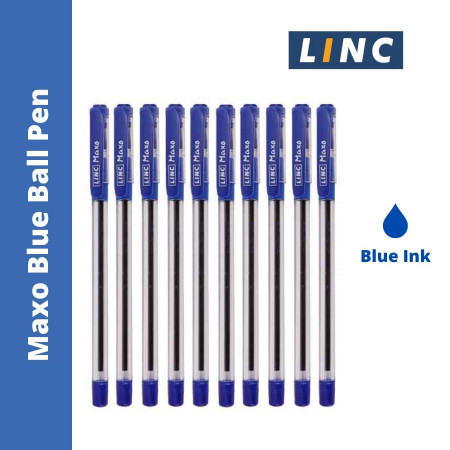 Linc Maxo Fine Ball Pen - Blue