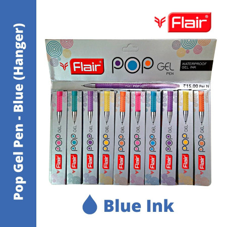 Flair Pop Gel Pen - Blue (Hanger)