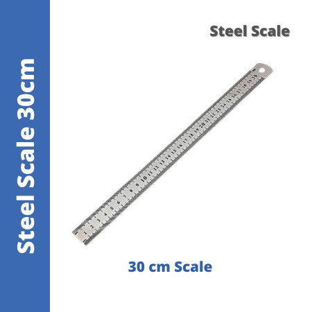 K.R.T Steel Scale Deluxe - 30 cm
