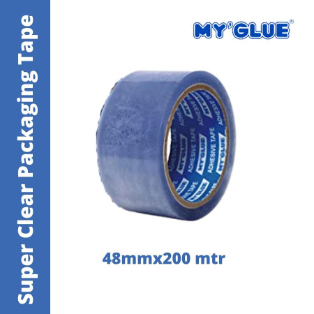 MyGlue Super Clear Packaging Tape - 48mmx200 mtr