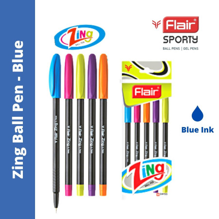 Flair Zing Ball Pen - Blue
