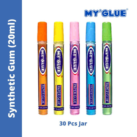 MyGlue Synthetic Gum Tube - 20ml, 30 Pcs Jar