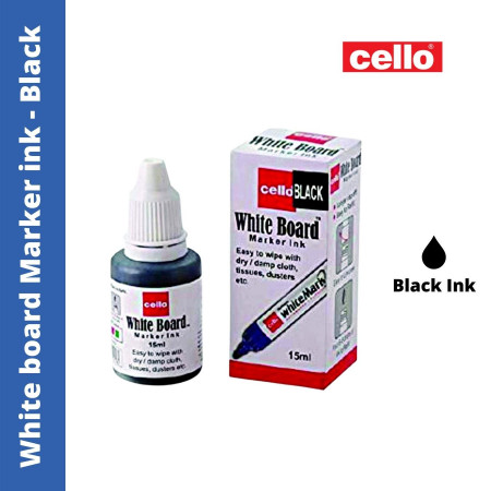 Cello White Board Marker Ink - Black