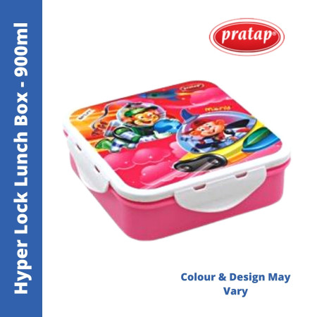 Pratap Hyper Locked 900ml Lunch Box HL-900ml