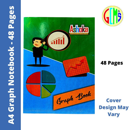 Ashoka A4 Graph Notebook - 48 Pages