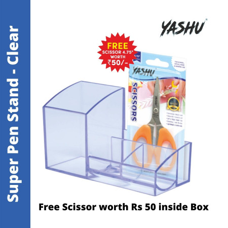 Yashu Super Pen Stand - Clear