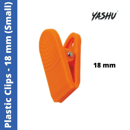 Yashu Plastic Paper Clips Small - 18 mm