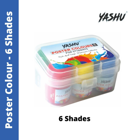 Yashu Poster Colors - 6 colors