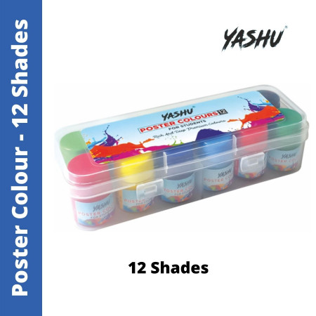 Yashu Poster Colors - 12 colors