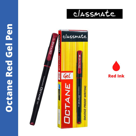 Classmate Octane Gel Pen - Red (4030010)
