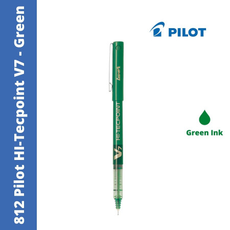 Pilot 812 V7 Hi-Tecpoint Pen - Green