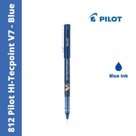Pilot 812 V7 Hi-Tecpoint Pen - Blue