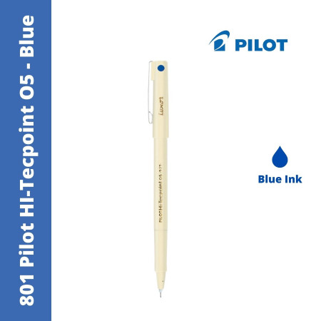 Pilot 801 O5 Hi-Tecpoint Pen - Blue