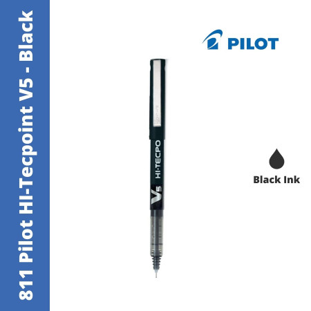 Pilot 811 V5 Hi-Tecpoint Pen - Black