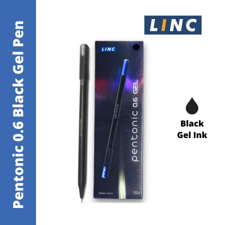 Linc Pentonic 0.6 Gel Pen - Black