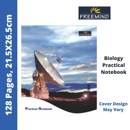 Freemind Practical Notebook - Biology, 128 Pages, 21.5x26.5cm (703401)