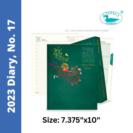 2023 Diary, No. 17 - 7.375"x10"
