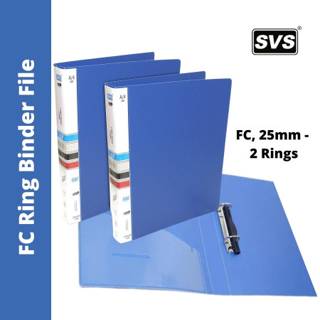 SVS FC Ring Binder File - 2 Rings, 25mm (404)