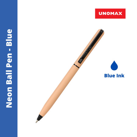 Unomax Neon Ball Pen - Blue