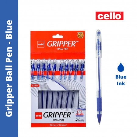 Cello Gripper Ball Pen - Blue