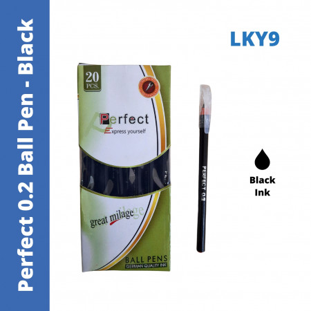 Perfect 0.2 Ball Pen - Black