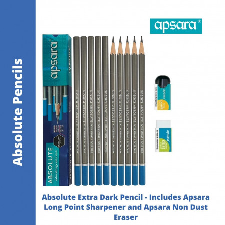 Apsara Absolute Pencil - Pack of 10 Pencils