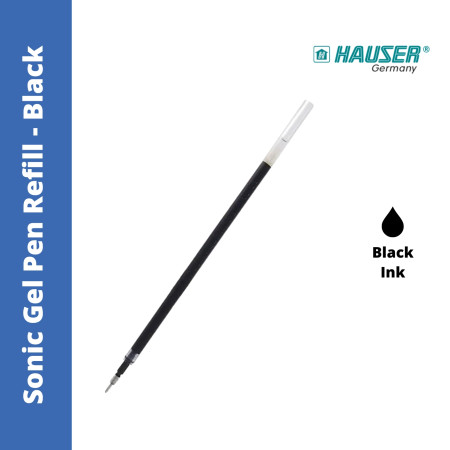 Hauser Sonic Gel Pen Refill - Black