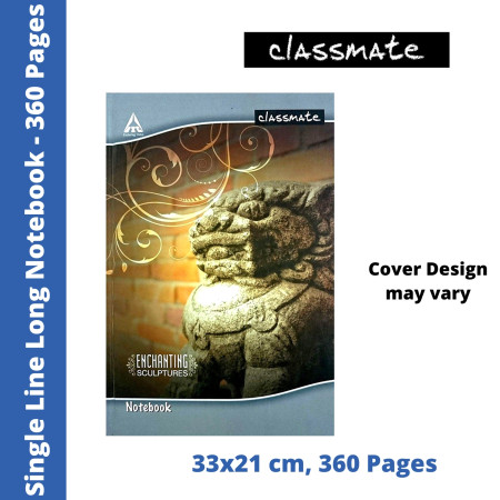 Classmate Long Noterbook - Single Line, 360 pages, 33x21 cm (2000329)
