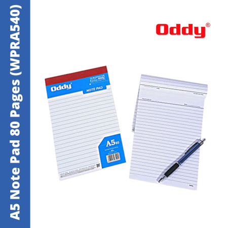 Oddy A5 Note Pad 80 Pages (WPRA540)