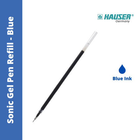Hauser Sonic Gel Pen Refill - Blue