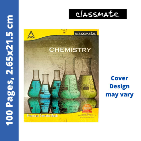 Classmate Chemistry Practical Notebook - 100 Pages, 26.5x21.5cm (02001094)